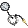 UJD20891  Temp Gauge-White Face with Black Ring - 2 Cyl.